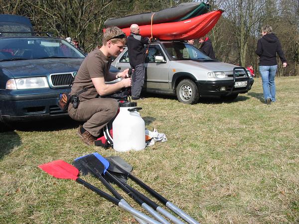 Sjíždění Ostravice - 5.4.2009