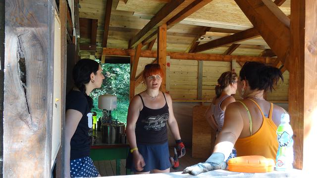 Bourání tábora - 27.-28.8.2016